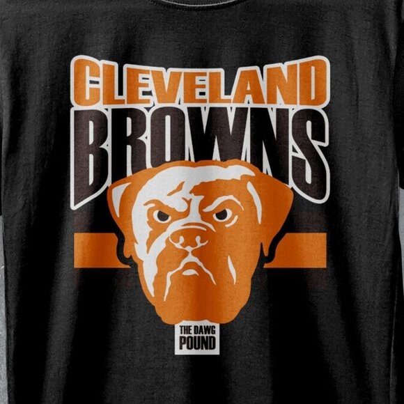 Cleveland Browns The Dawg Pound NFL Football Team Fan Graphic T-Shirt 165 - Picture 2 of 5